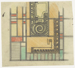Ontwerp glas-in-lood raam
              <br/>
              Gemeente Amsterdam Stadsarchief, 1924-25